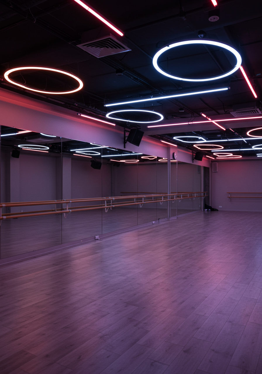 Виртуальная студия, экраны, зеркала, сцена